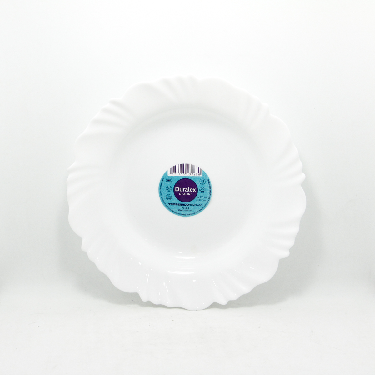 PLATO HONDO OPALINA LINEA BLANCO 23CM DURALEX