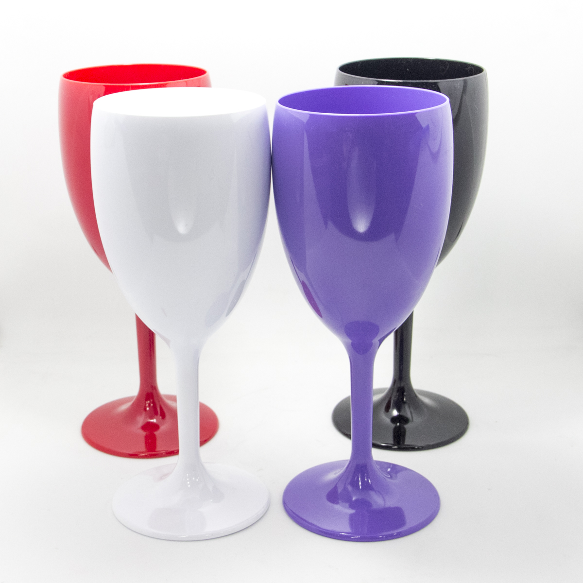 COPA PLASTICA AGUA/VINO COLORES 400CC