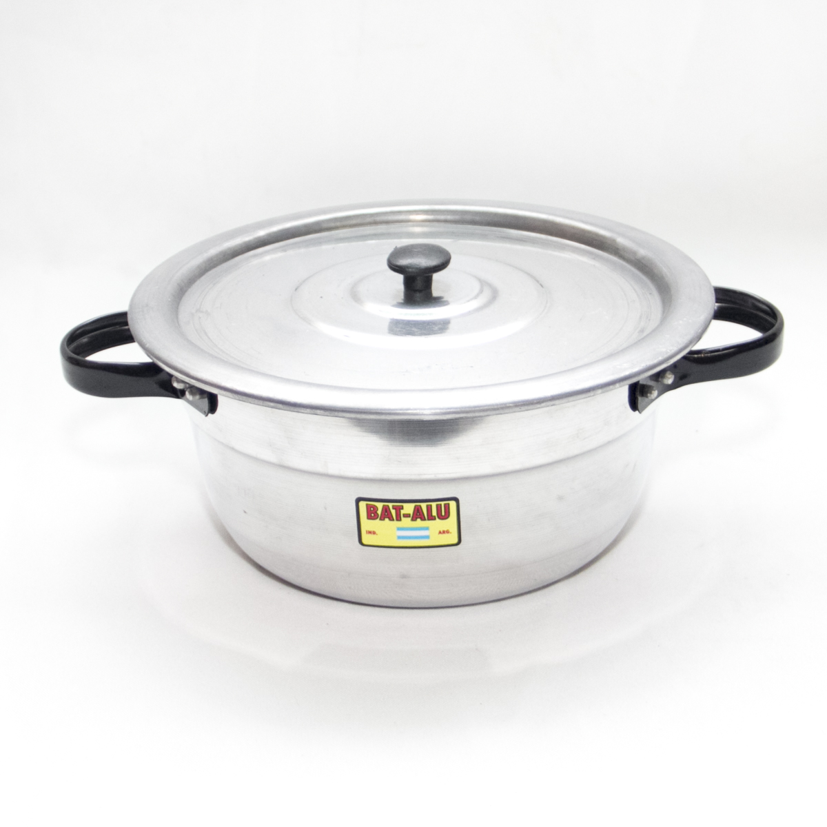 CACEROLA ALUMINIO CON TAPA N*18
