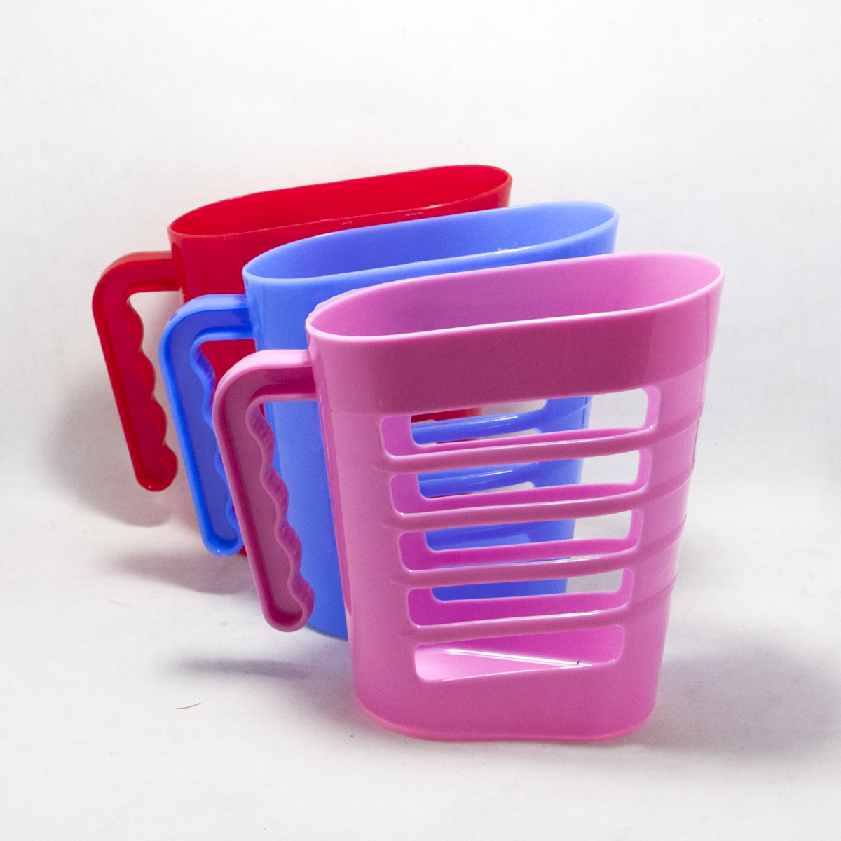 PORTA SACHET PLASTICO CALADO CON ASA 1LTS