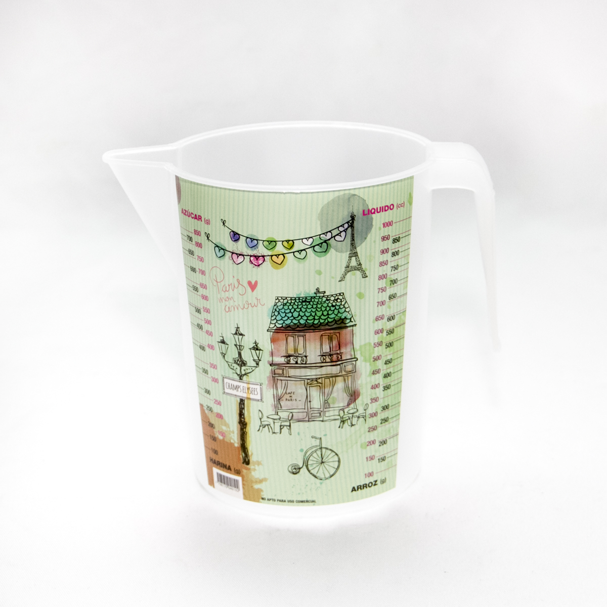 JARRA PLASTICA MEDIDORA 16CM