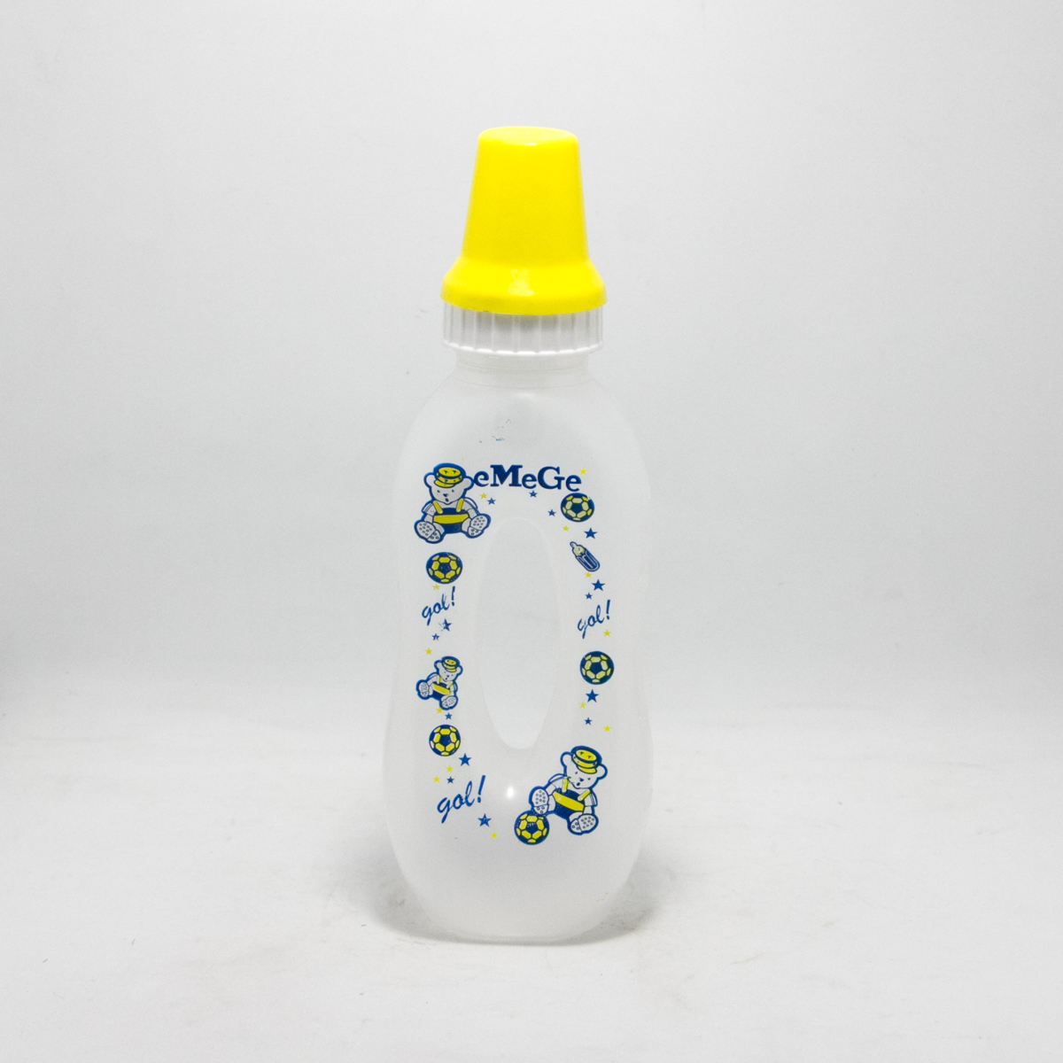 MAMADERA PLASTICA CON AGARRE ESTAMPADA 250ML