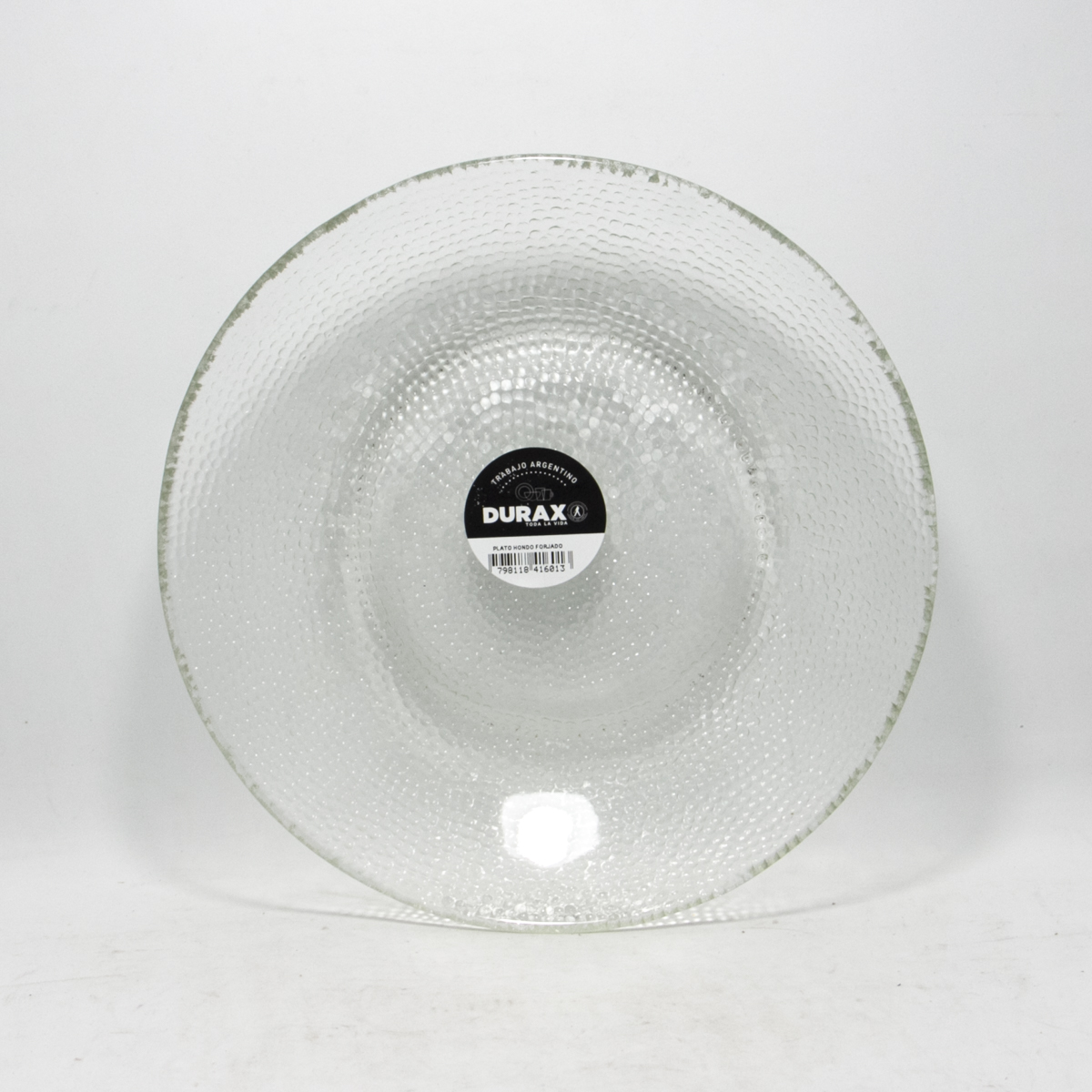 PLATO VIDRIO HONDO DURAX FORJADO 21CM