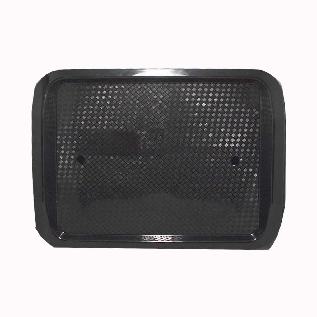 BANDEJA PLASTICA ESTILO FAST FOOD 42CM NEGRA