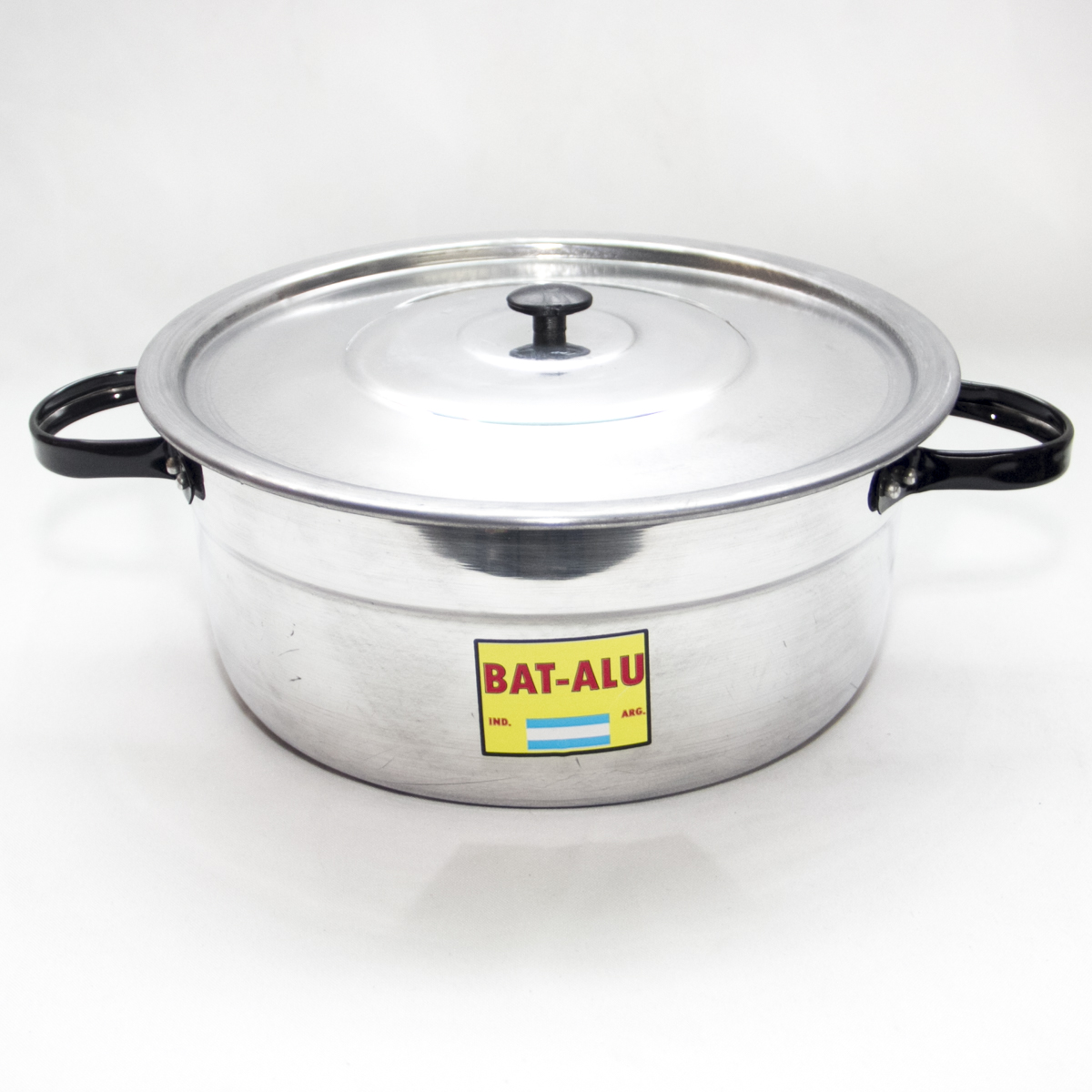 CACEROLA ALUMINIO CON TAPA N*22