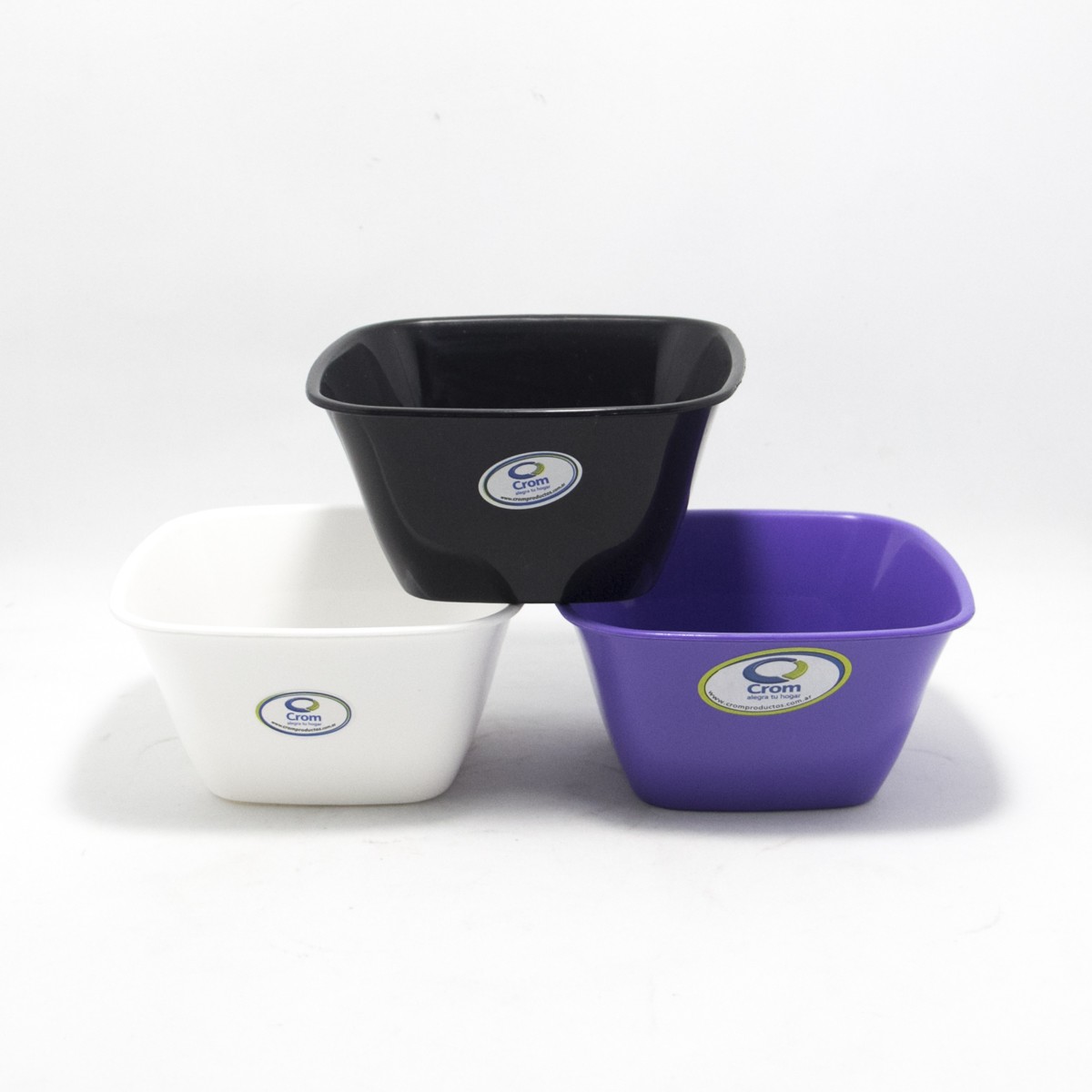COMPOTERA PLASTICA CUADRADA COLOR 11CM