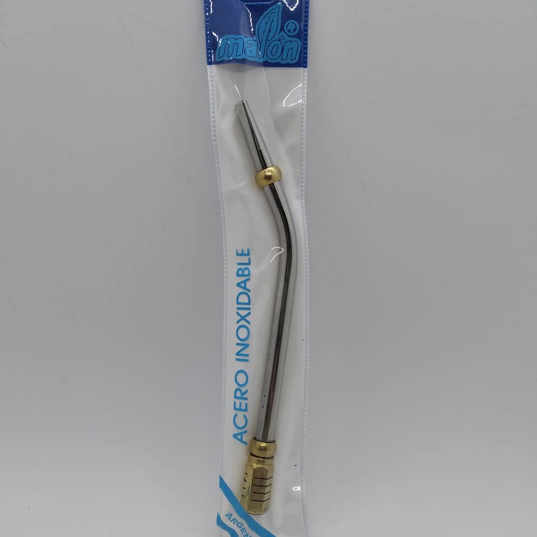 BOMBILLA ACERO INOXIDABLE CURVA EN BOLSA