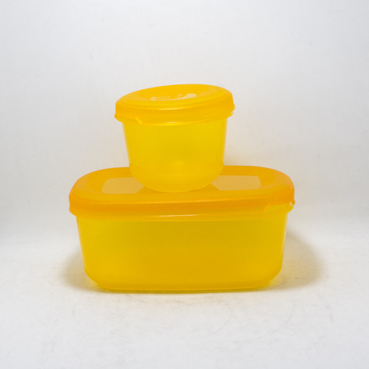 TUPPER HERMETICO SET X 2 UNIDADES RECTANGULAR Y REDONDO