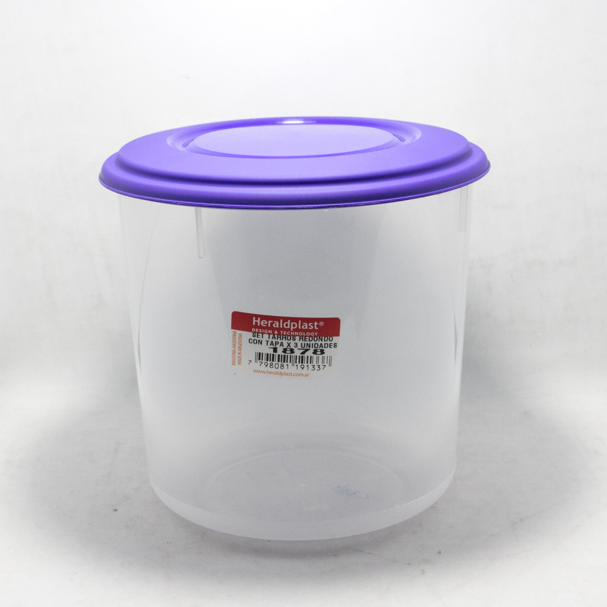 FRASCO CONTENEDOR PLASTICO X 3 UNIDADES 4400ml+2700ml+1710ML