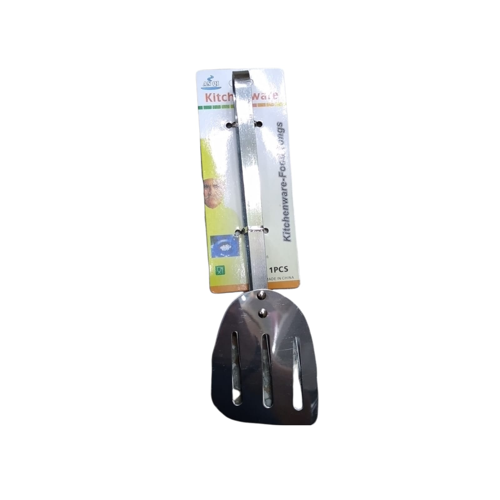 ESPATULA DOBLE TIPO PINZA ACERO INOXIDABLE 