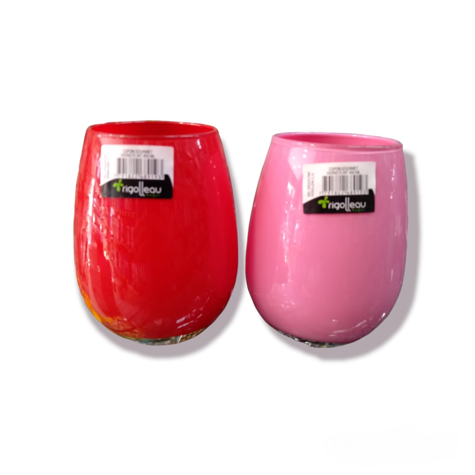 VASO VIDRIO GOURMET COLORES 450ML RIGOLLEAU