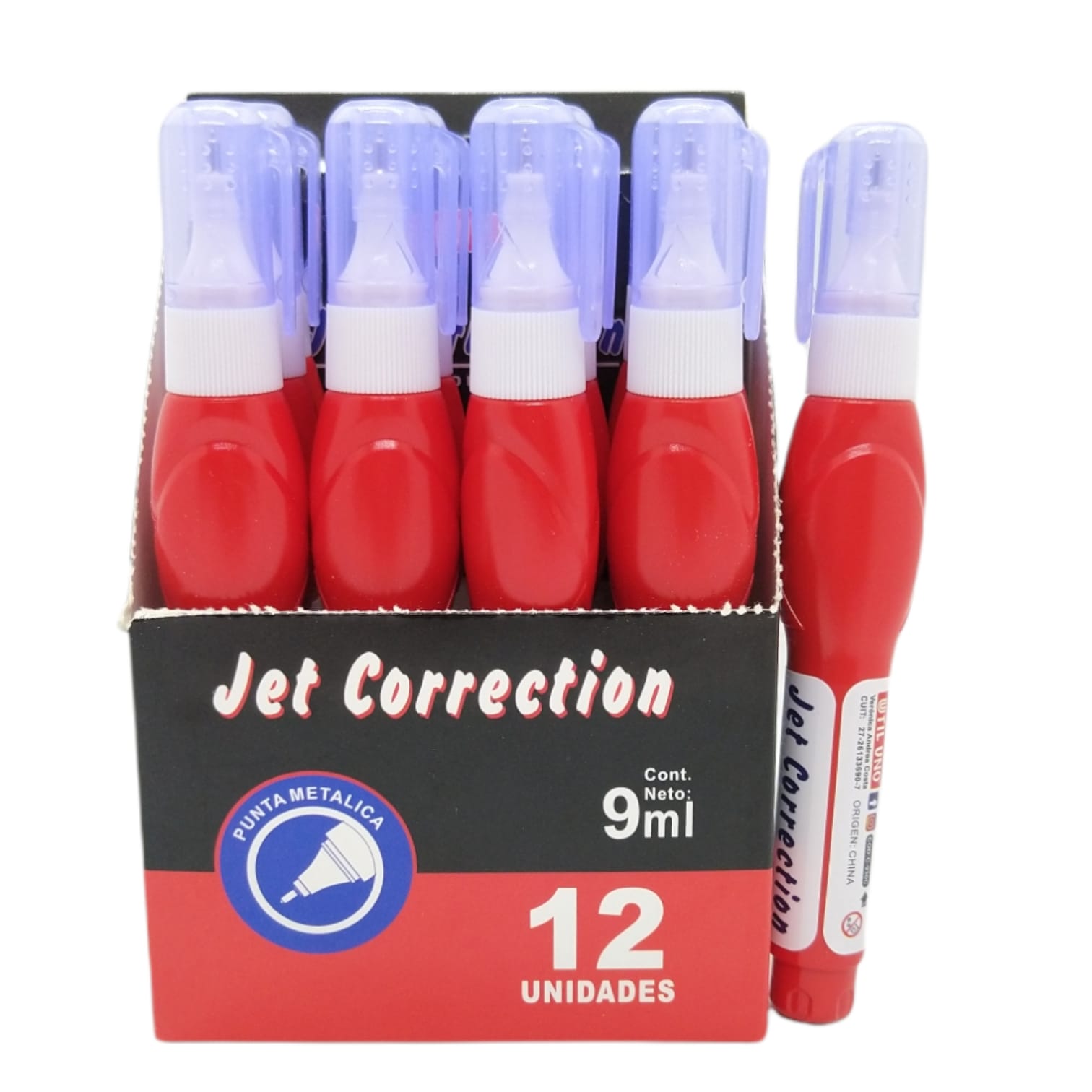 CORRECTOR LIQUIDO 9ML UTIL UNO
