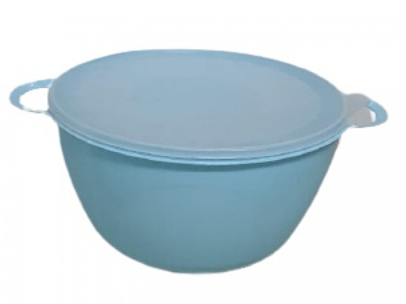 ENSALADERA/BOWL PLASTICA CON TAPA Y MANIJAS 7LTS