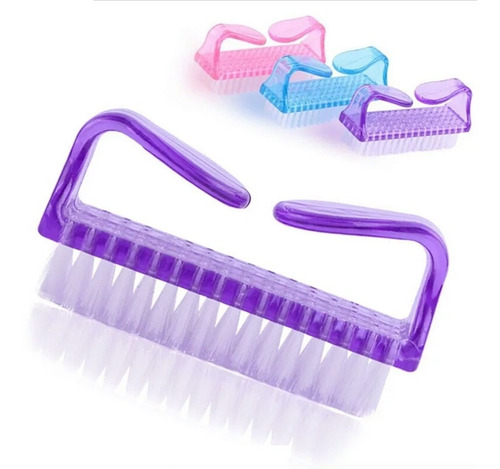CEPILLO PLASTICO PARA UÑAS X 2 UNIDADES