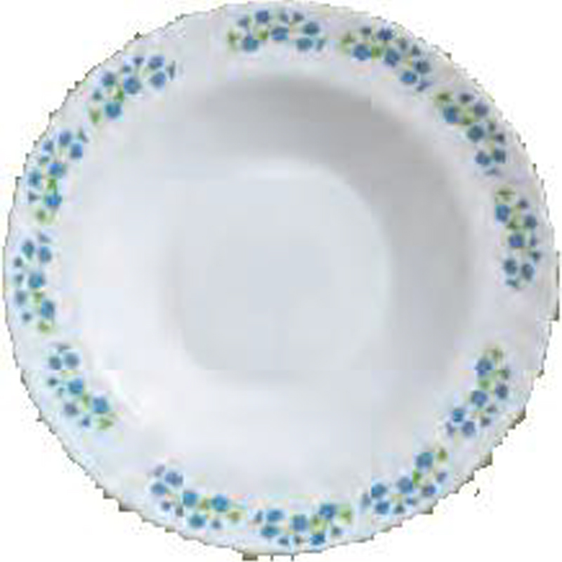 PLATO HONDO OPALINA DECORADO 25CM
