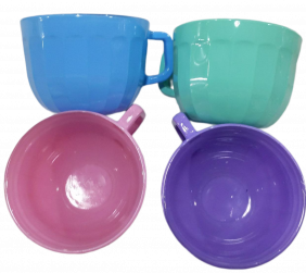 TAZA DE VIDRIO COLOR RIGOLLEAU 375ML
