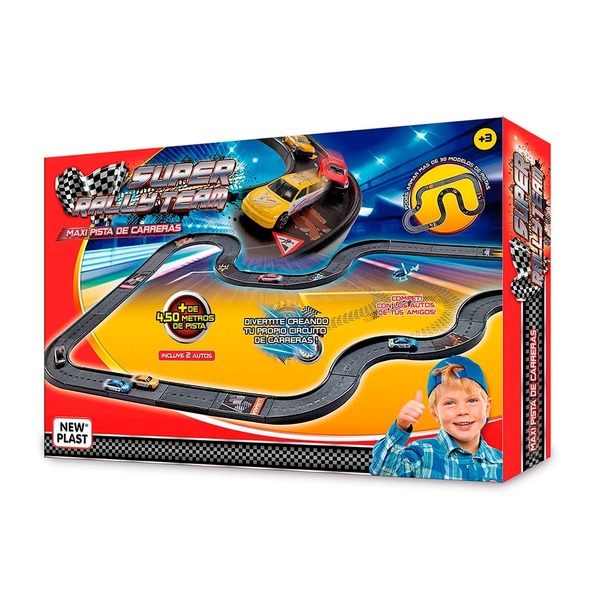 PISTA SUPER RALLY 4.5MTS EN CAJA NEW PLAST