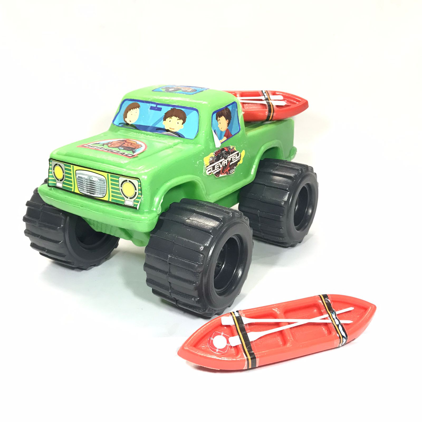 CAMIONETA 4X4 PLASTICA CON KAYAK 29CM