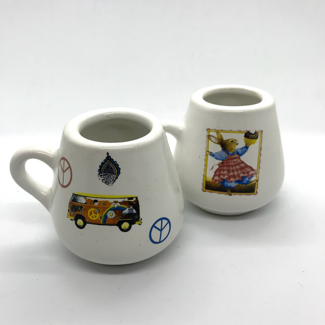 MATE CERAMICA ESTAMPADO CON ASA 8CM