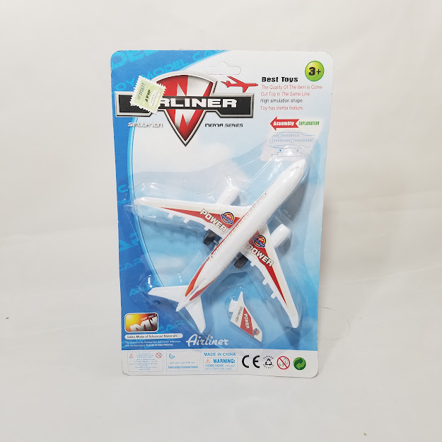 AVION A FRICCION EN BLISTER 15CM