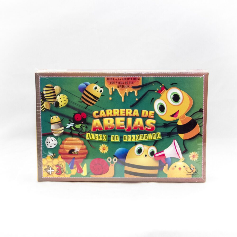 JUEGO DE RECORRIDO CARRERA DE ABEJAS EN CAJA