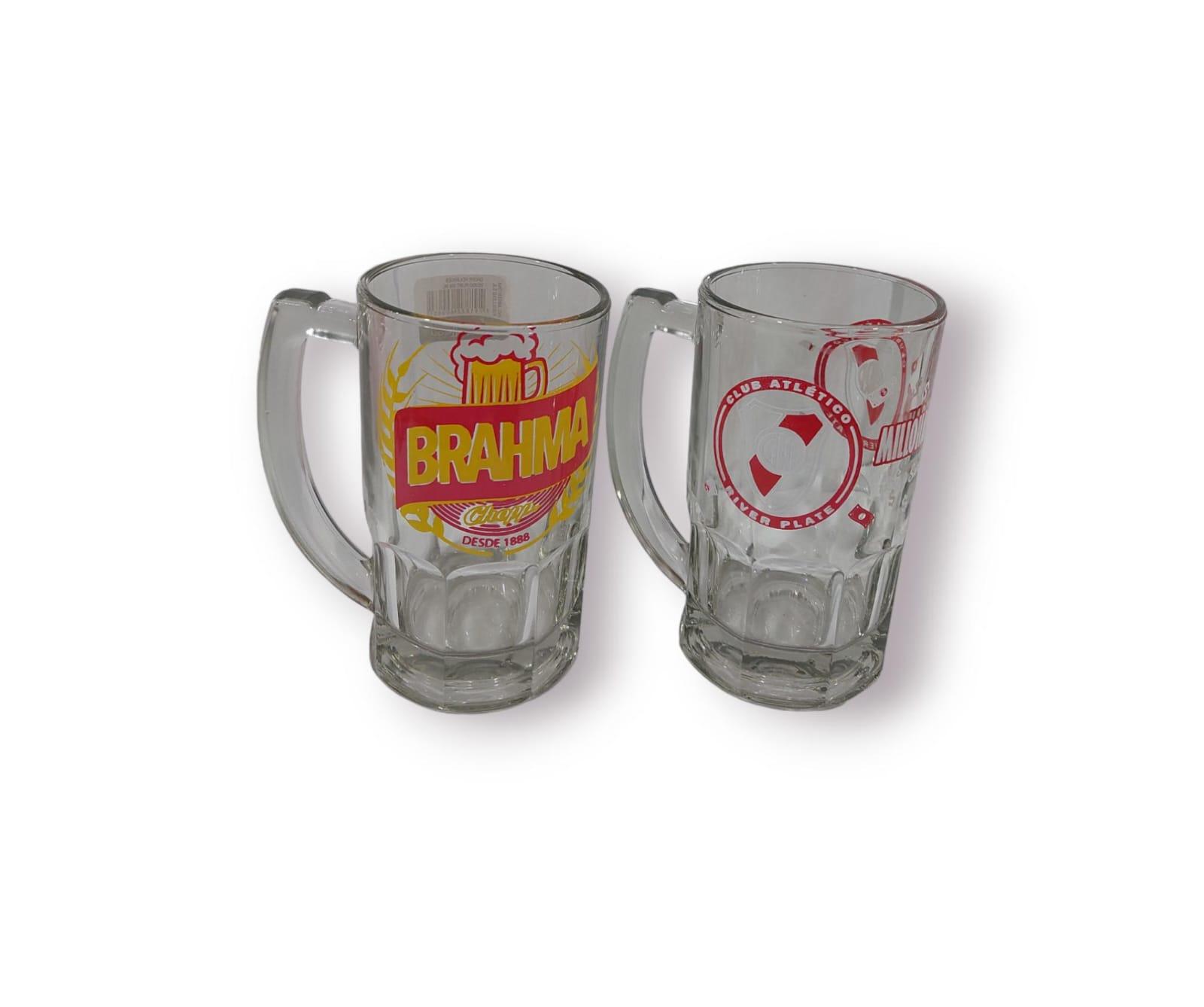 CHOPP VIDRIO ESTAMPADO 13CM