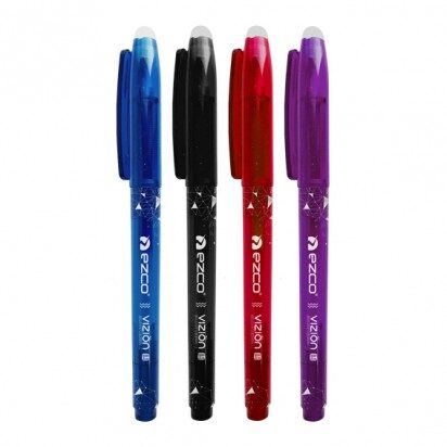 BIROME BORRABLE CON GOMA TINTA GEL AZUL EZCO