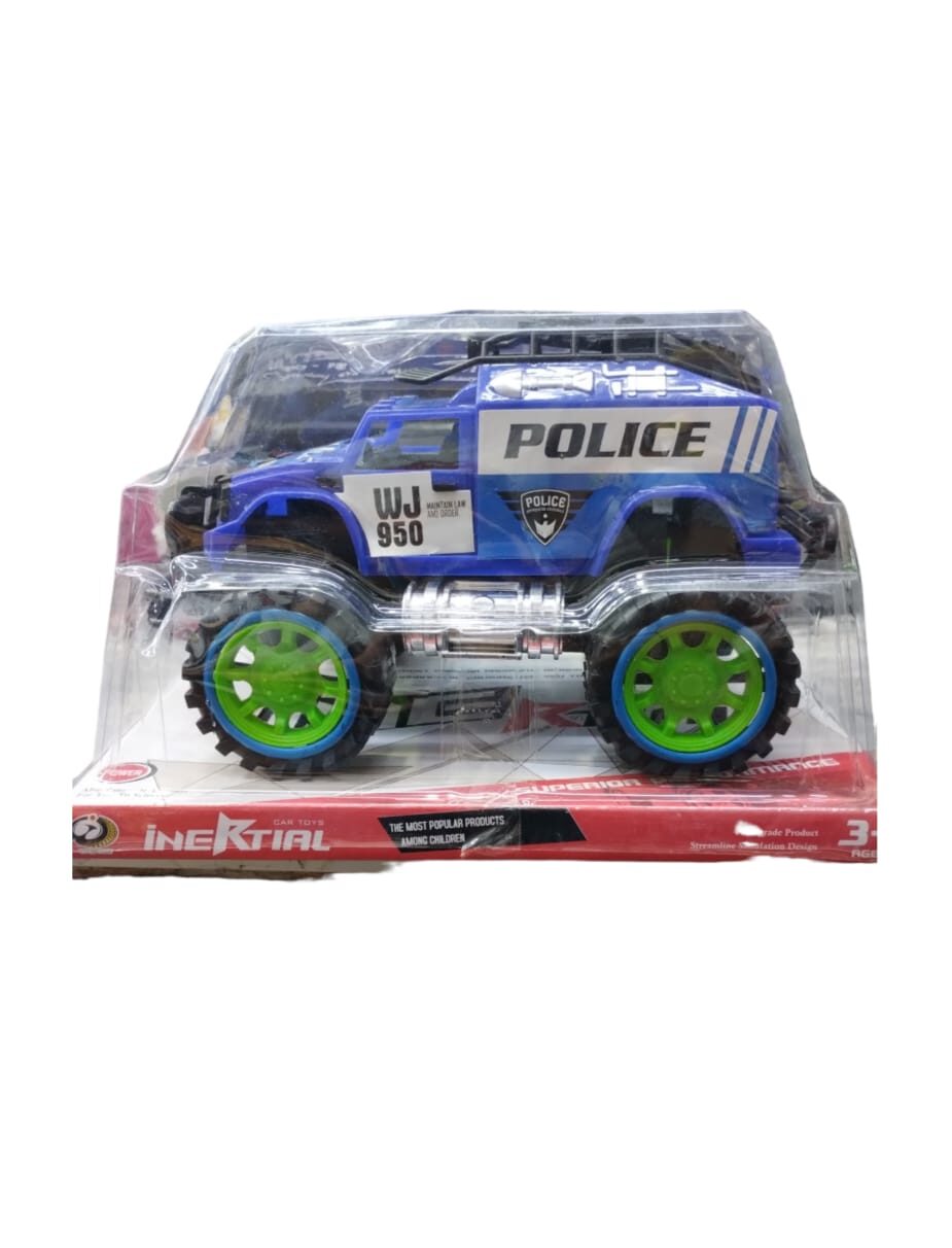 CAMIONETA DE POLICIA EN BURBUJA