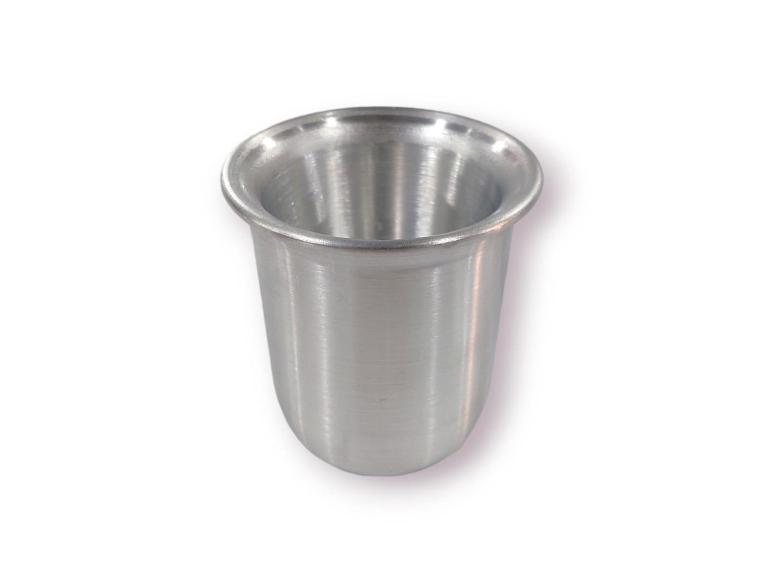 MATE ALUMINIO ESMERILADO LISO 10CM