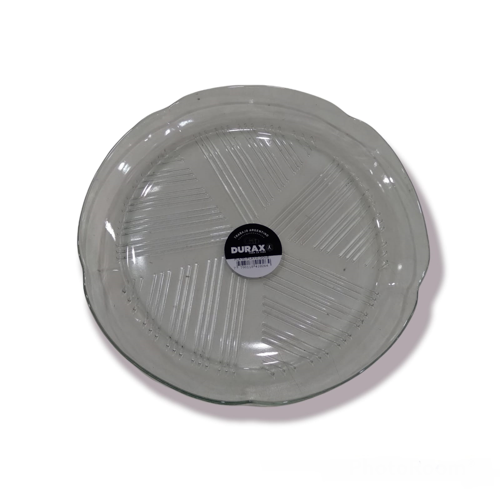 PLATO VIDRIO HONDO GOLD DURAX 21CM