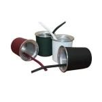MATE ALUMINIO ESMERILADO EN COLORES 10CM
