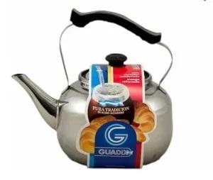 PAVA ACERO INOXIDABLE CON MANGO PLASTICO 1.5LTS GUADIX