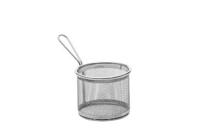 CANASTITO PARA SERVIR ACERO INOXIDABLE 11CM