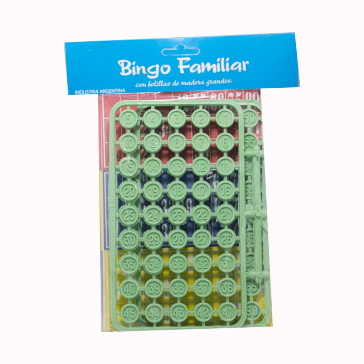 JUEGO DE LOTERIA PLASTICA EN BOLSA LINEA ECONOMICA
