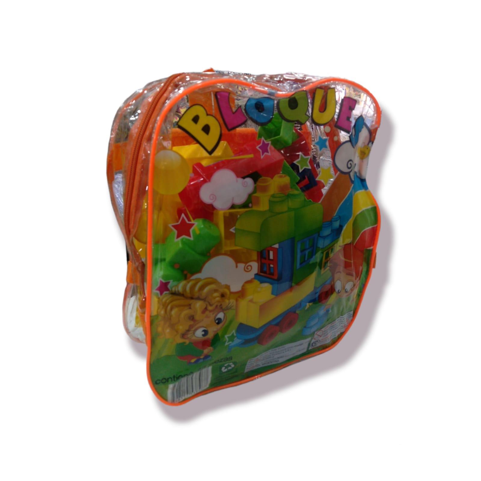 BLOQUES EN MOCHILA DIDACTICOS X 48 PIEZAS