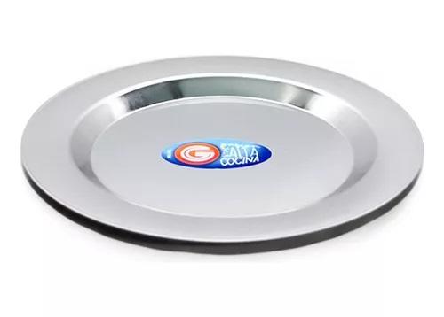 PLATO PLAYO ACERO INOXIDABLE GUADIX 22CM