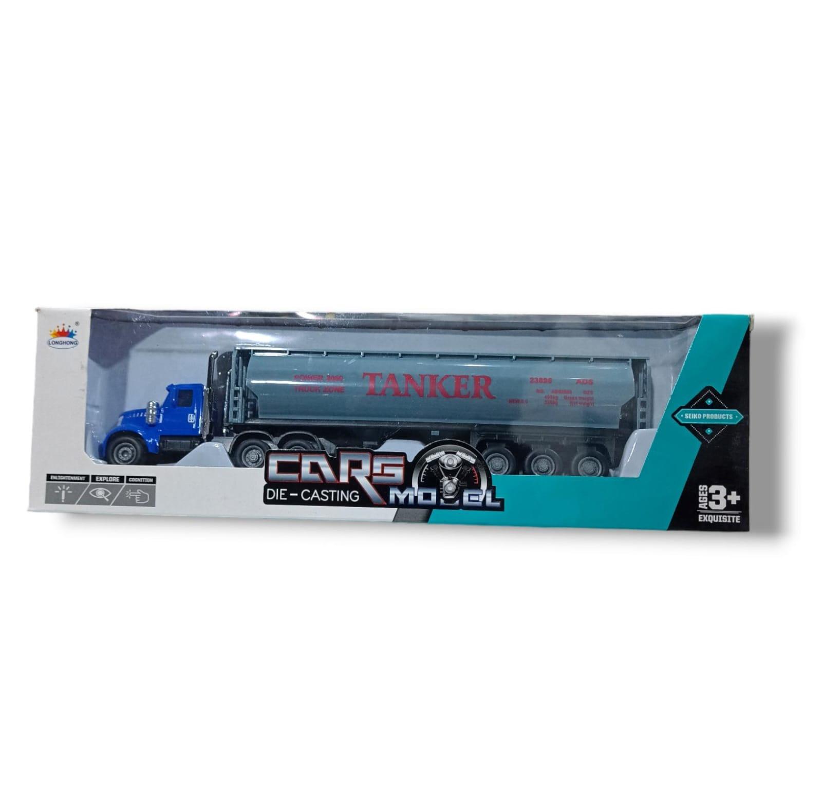 CAMION CON ACOPLADO EN CAJA
