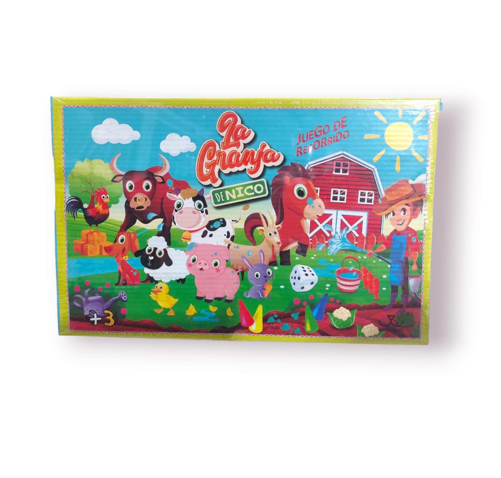 JUEGO DE RECORRIDO LA GRANJA EN CAJA