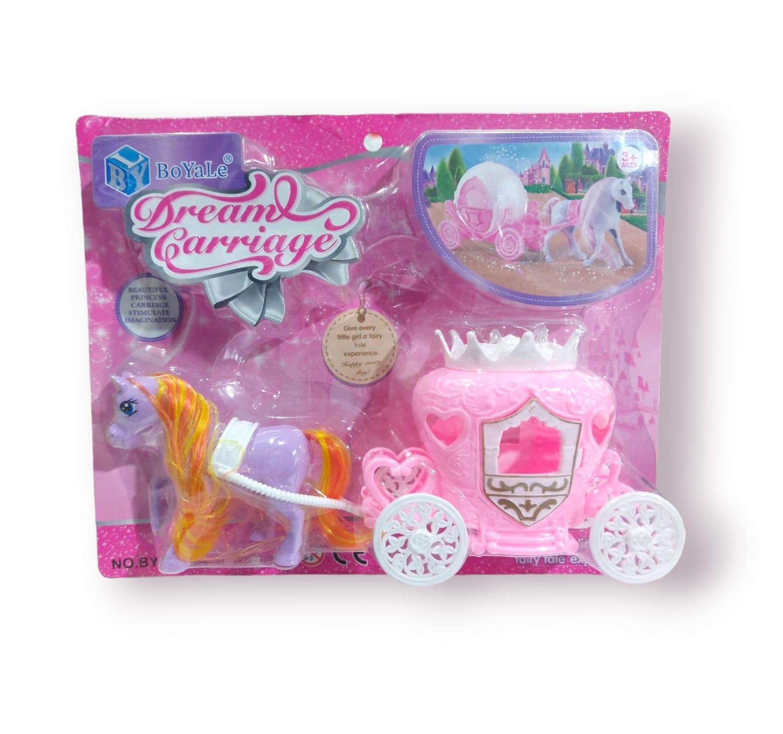 CABALLO CON CARRUAJE EN BLISTER