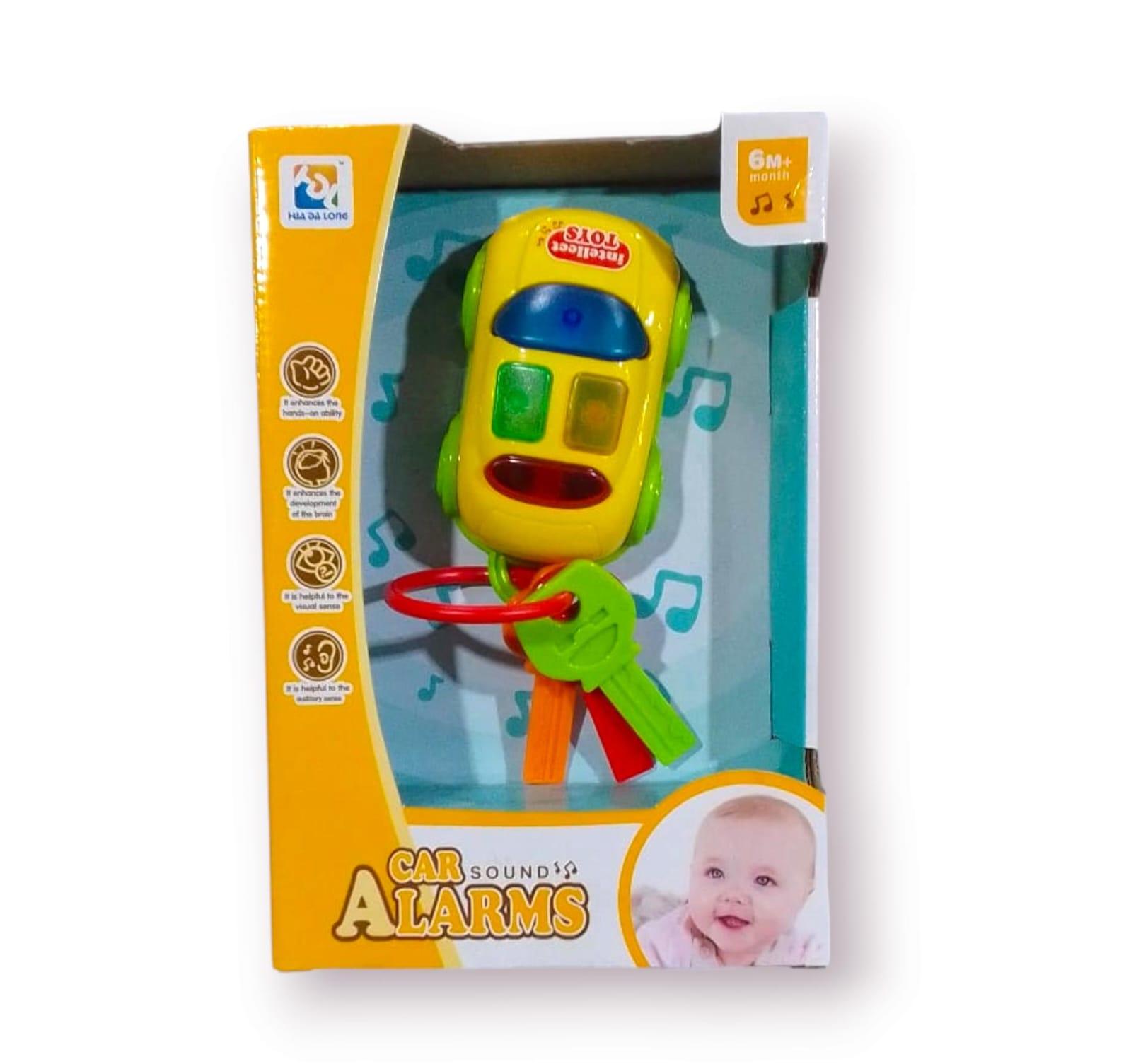 SONAJERO AUTITO CON SONIDO Y LLAVE EN CAJA