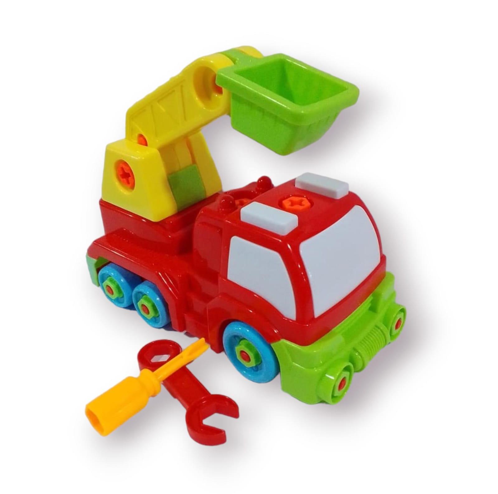 CAMION PLASTICO DESARMABLE 20CM EN BOLSA