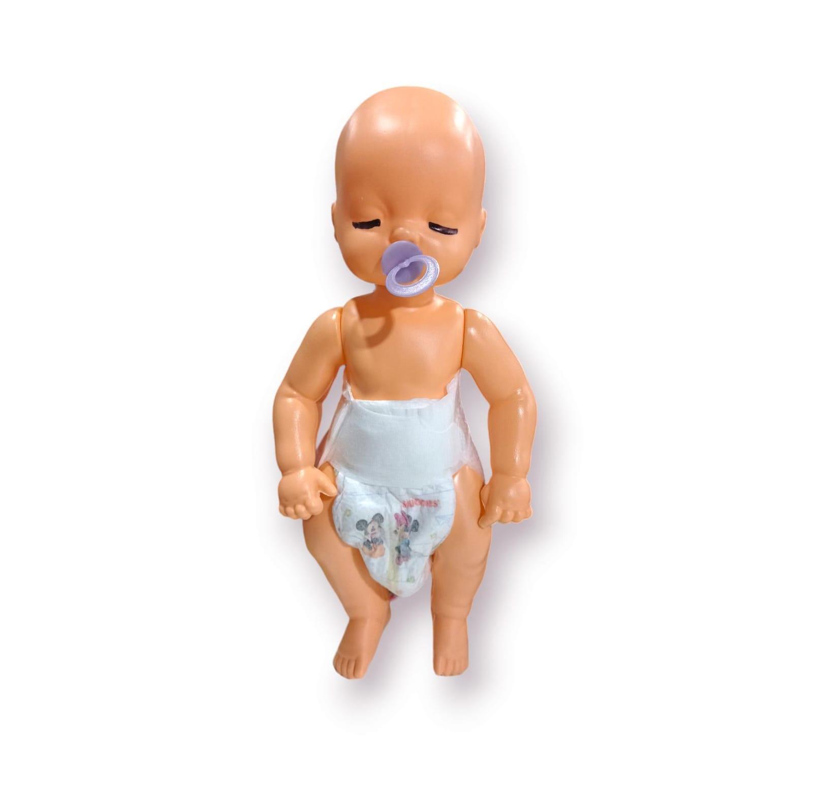 BEBE PLASTICO CON PAÑAL 40CM LINEA ECONOMICA