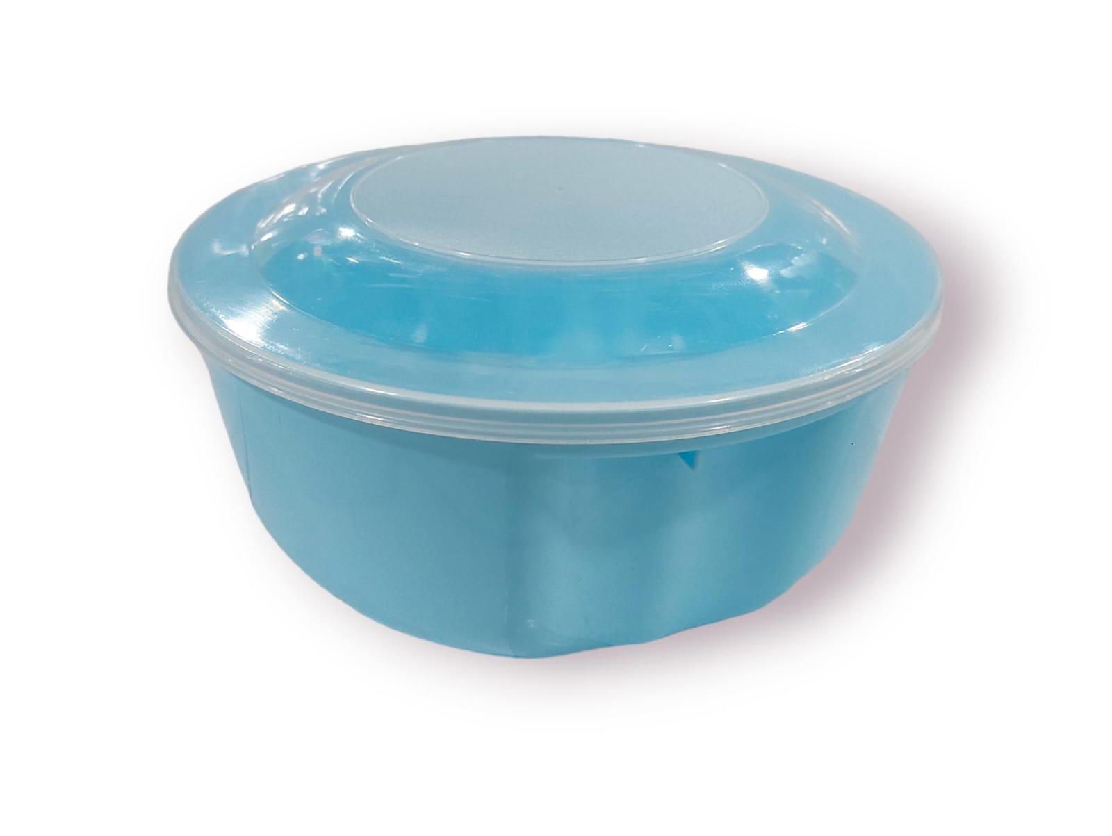 TUPPER REDONDO PLASTICO CON TAPA PLATO 2LTS