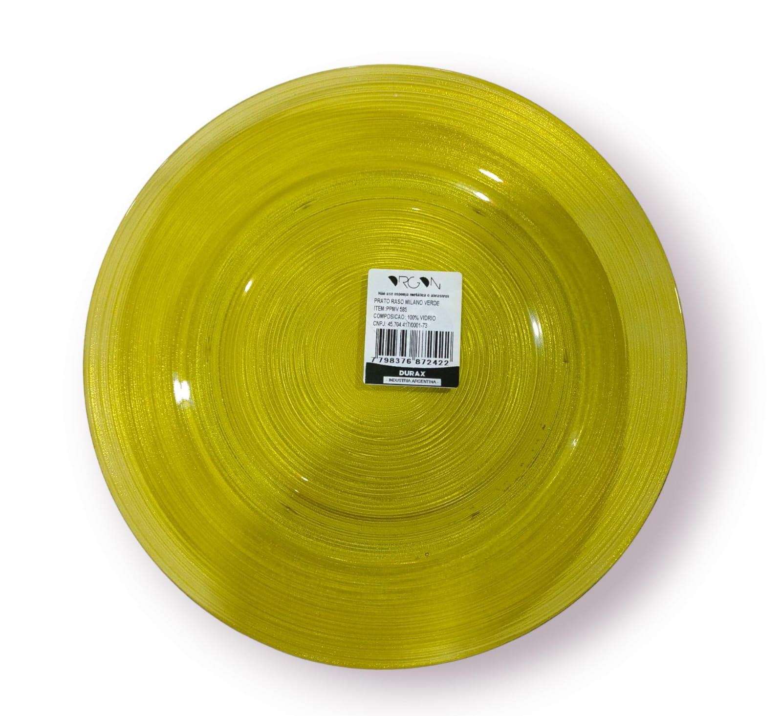 PLATO PLAYO MILANO VERDE DURAX 26CM