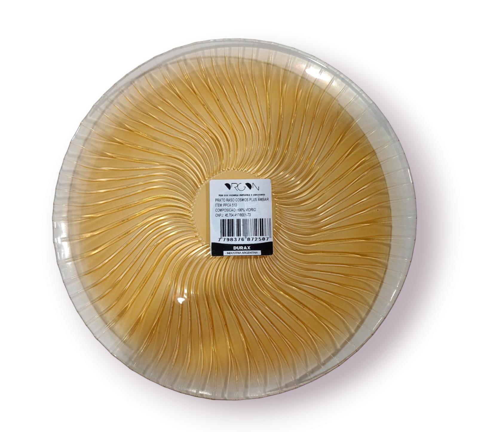 PLATO PLAYO COSMOS PLUS AMBAR DURAX 25CM