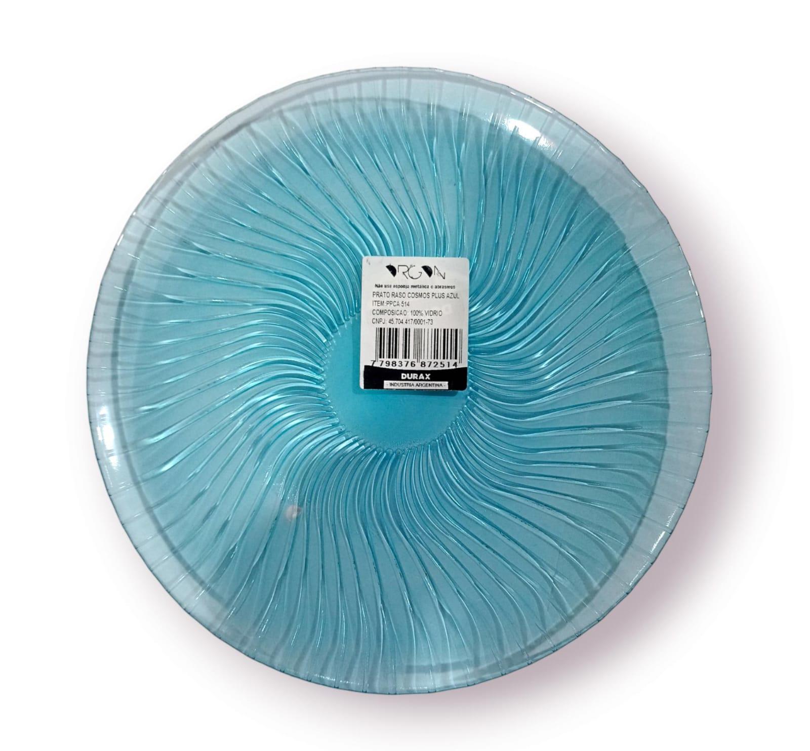 PLATO PLAYO COSMOS PLUS AZUL DURAX 25CM