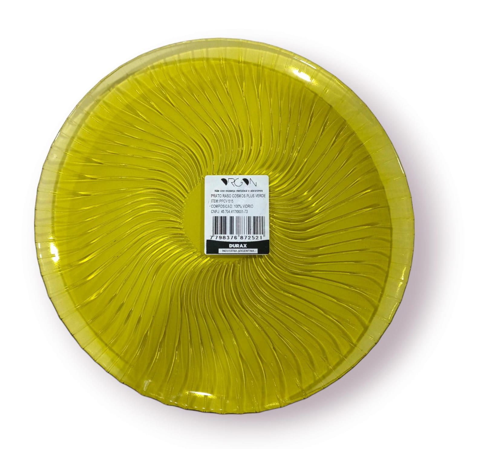 PLATO PLAYO COSMOS PLUS VERDE DURAX 25CM
