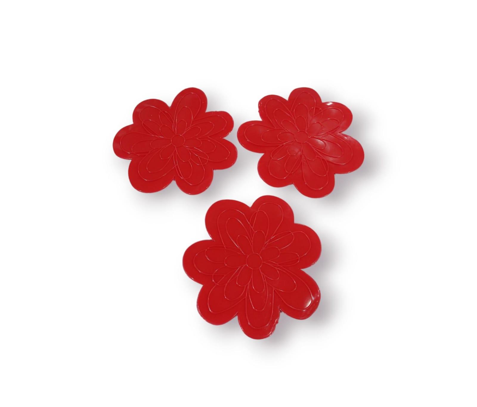 TOPES ANTIDESLIZANTES PARA DUCHA FORMA FLOR X 3 UNIDADES 13CM