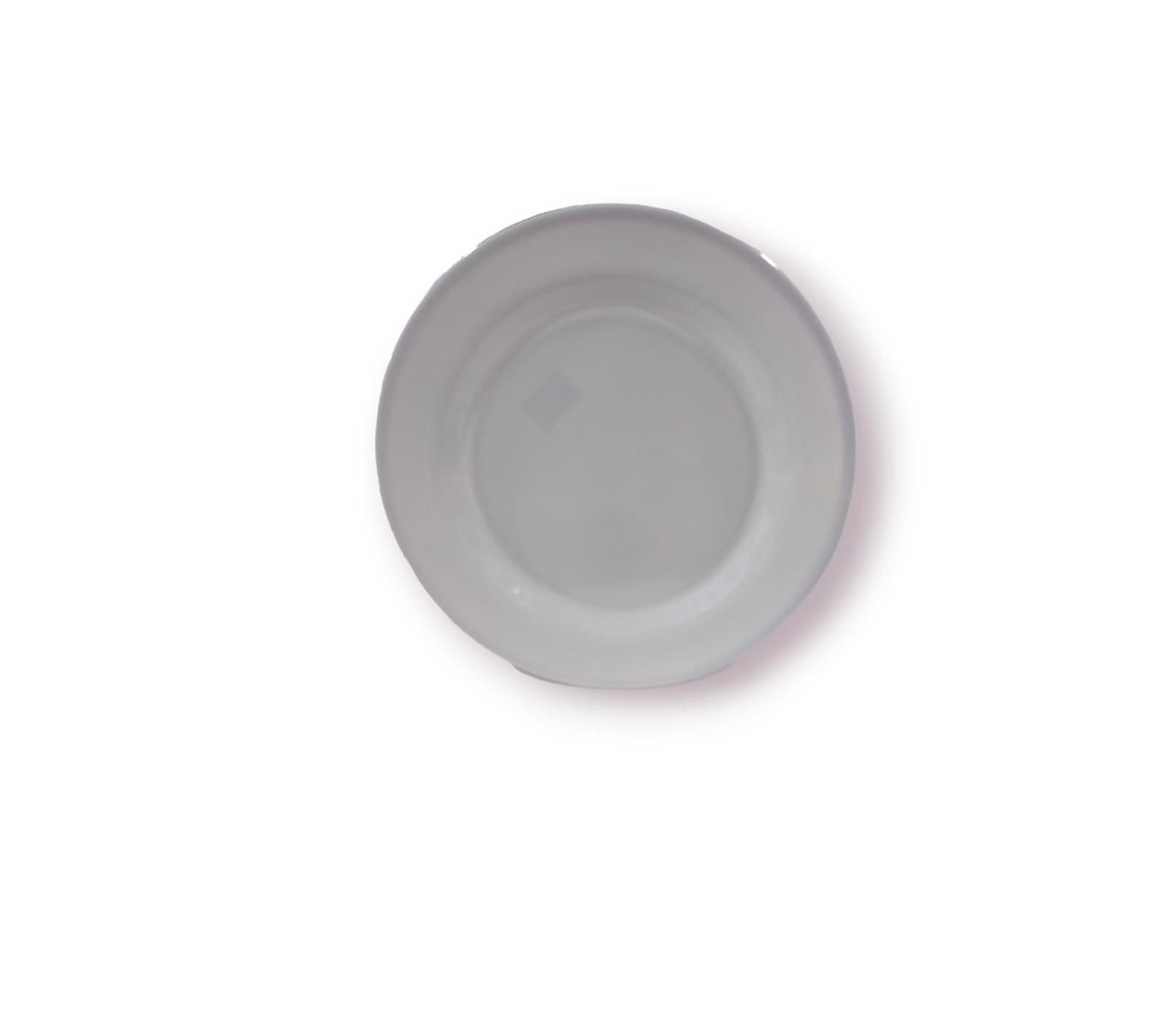 PLATO PLAYO MELAMINA LINEA BLANCO  25CM