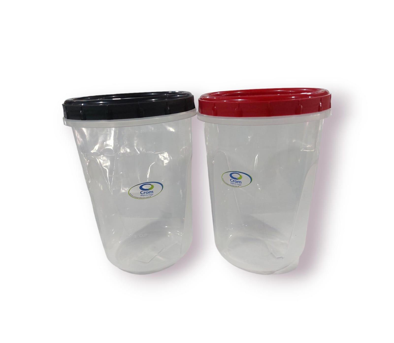 FRASCO REDONDO TAPA ROSCA 2 LTS PLASTICO